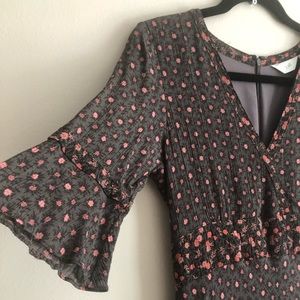 JJill Asymetrical rayon maxi dress